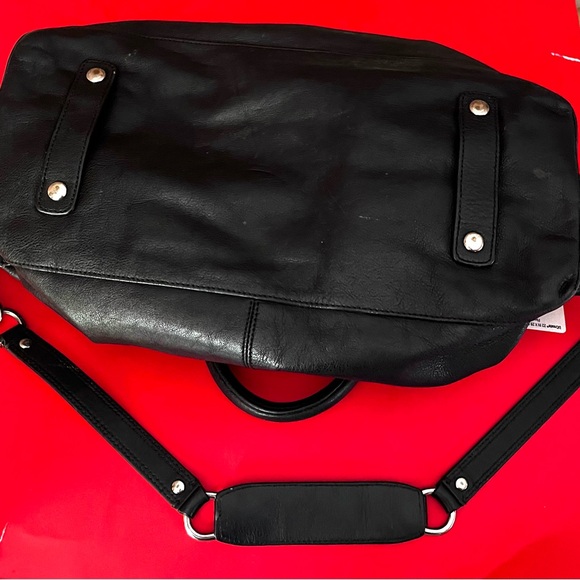 COACH ASHLEY F15447 Black Leather Satchel Handbag Purse - Picture 11 of 11